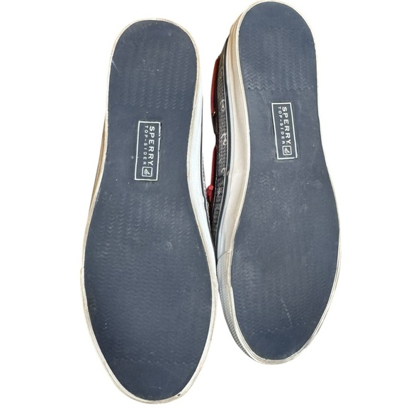 Sperry Sequin Anchor Boat Shoes Women’s 10M – Nautical Preppy Coastal Style - Picture 3 of 8